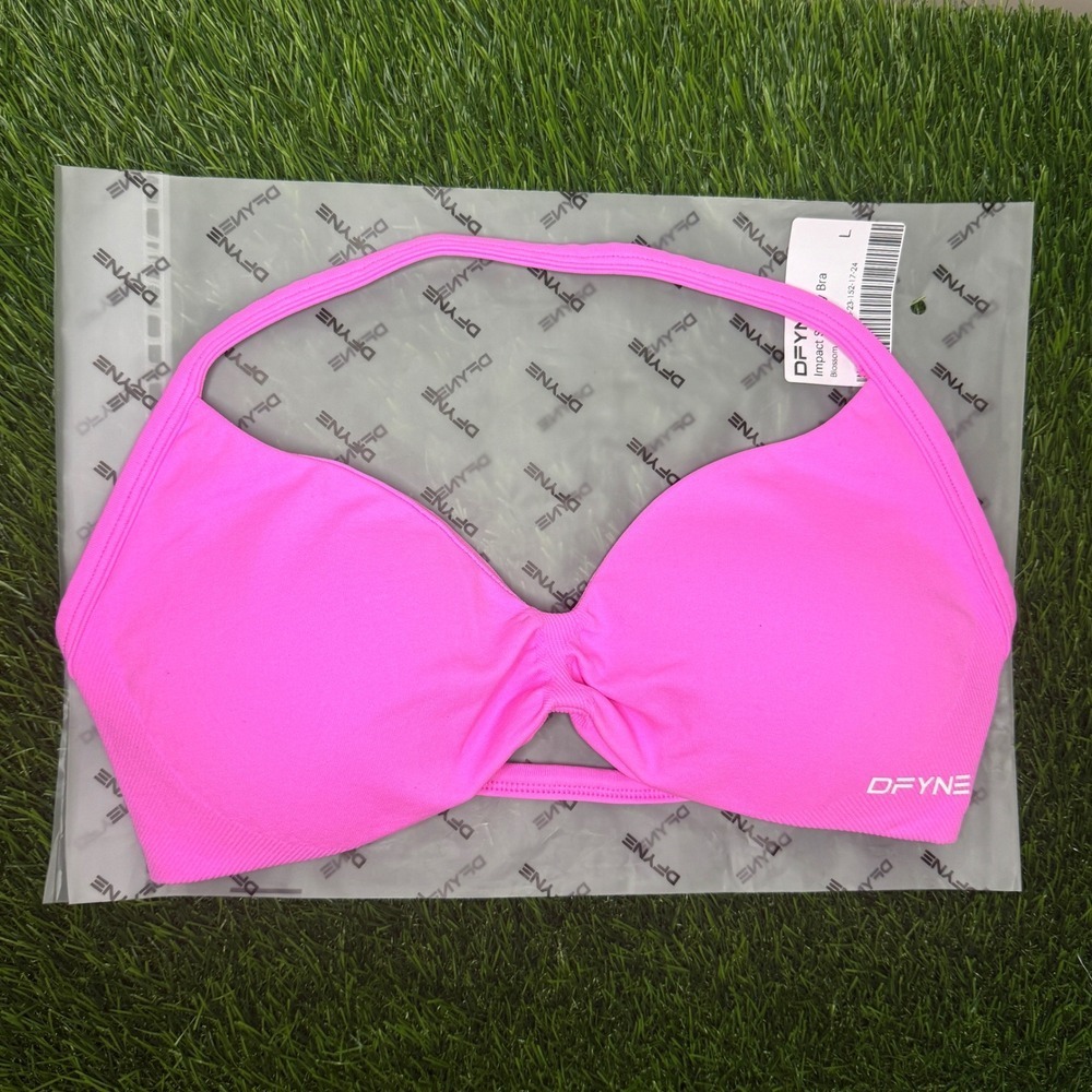 Dfyne impact strappy bra blossom large